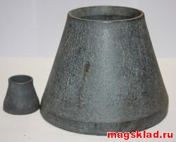 Переход оцинкованный 133х5-76х3,5 Переход оцинкованный 133х5-76х3,5
